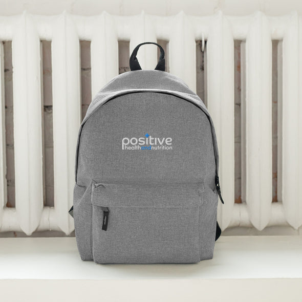 Positive Embroidered Backpack